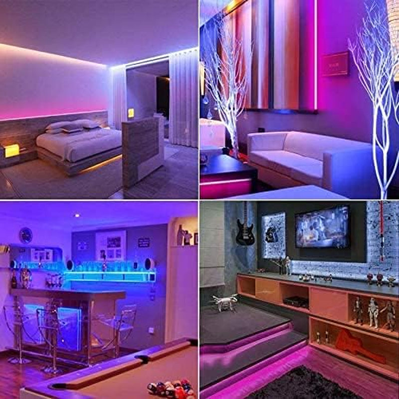 100Ft Led Lights Music Sync Color Changing Led Strip Lights Led Lights Strip with Phone App Control and Remote Led Lights for Bedroom Living Room Party Home Decoration1